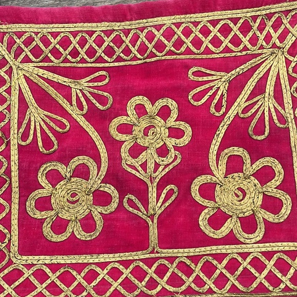 Vintage Bohemian Velvet Bag - Picture 2 of 8